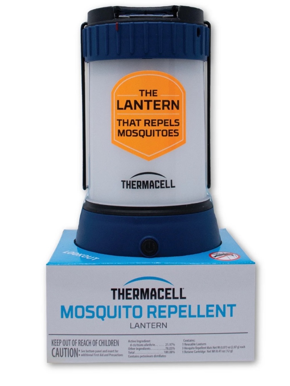 Thermacell Mosquito Repellent Lookout Lantern, Blue